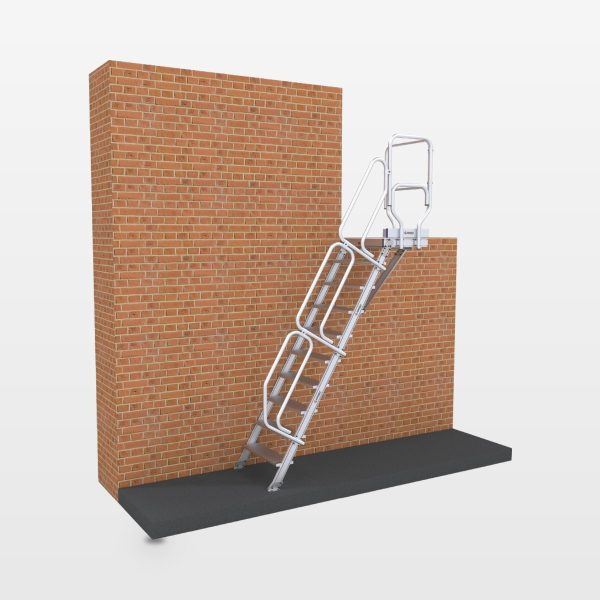 ESCADA ACESSO COM PLATAFORMA 60º Jormax